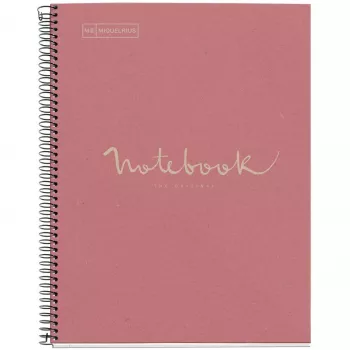 Cuaderno universitario MIQUELRIUS Eco Emotions 1 rayado DIN A4 con margen interior (A609722)
