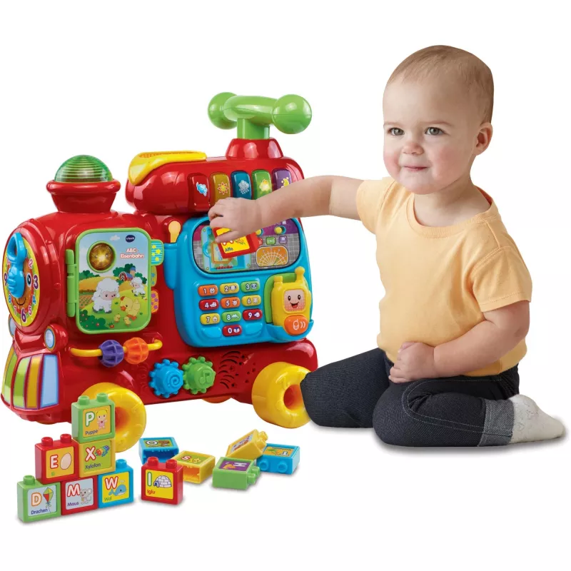 VTech Baby 80-181904 tren ABC, correpasillos, 4 ruedas, 12-36 meses