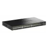 D-Link Switch Gigabit apilable PoE+ Smart Managed de 52 puertos con 4 puertos 10G SFP+