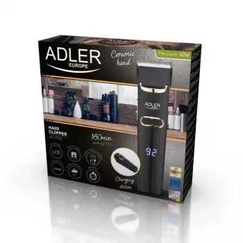 Cortapelos inalámbrico Adler AD 2832, negro