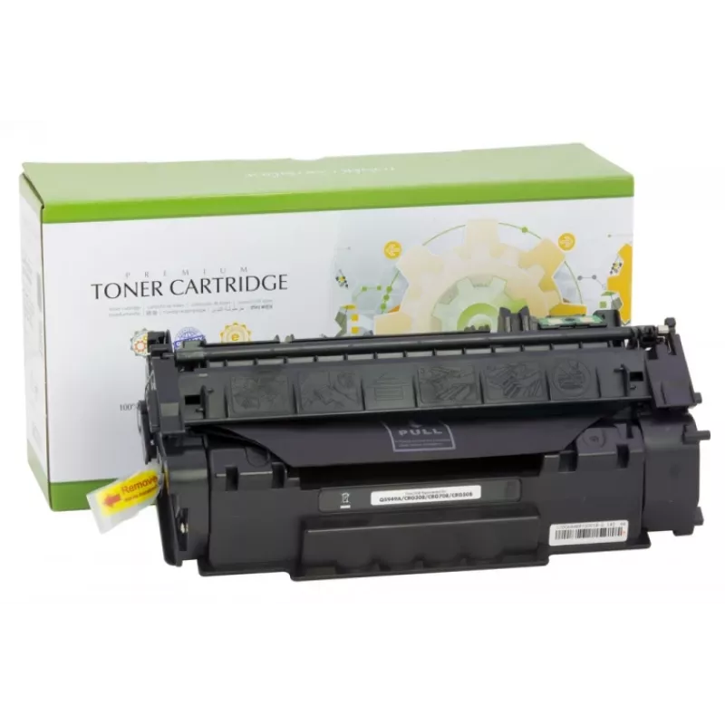 Compatible Static-Control Hewlett-Packard Q5949A/Q7553A/CRG-708/CRG-715, negro, 3000 páginas