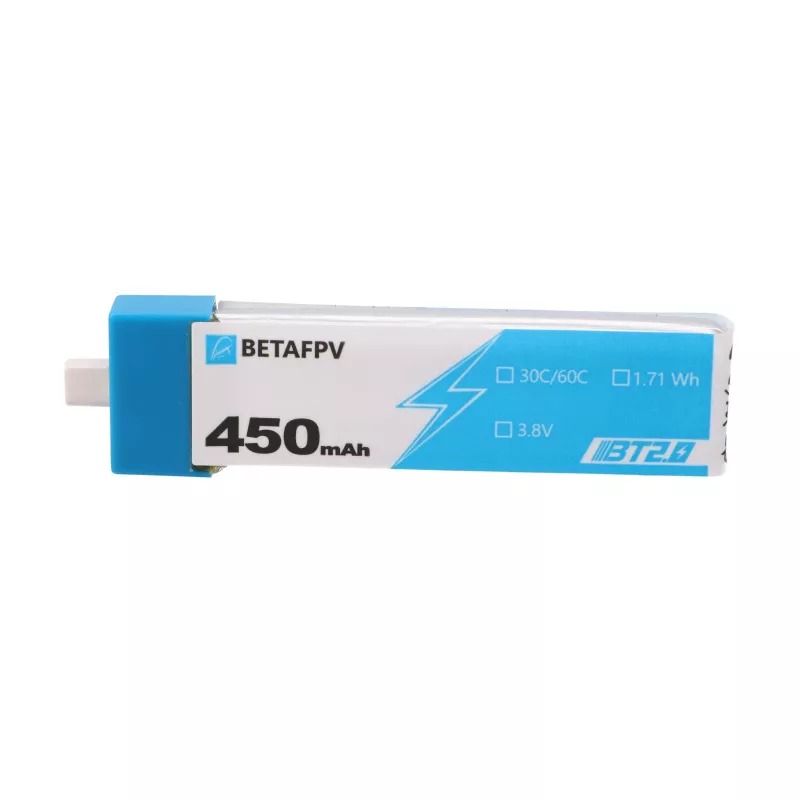 Pack de baterías para dron 1S BetaFPV BT2.0 450mAh pack de 4, 3,8V