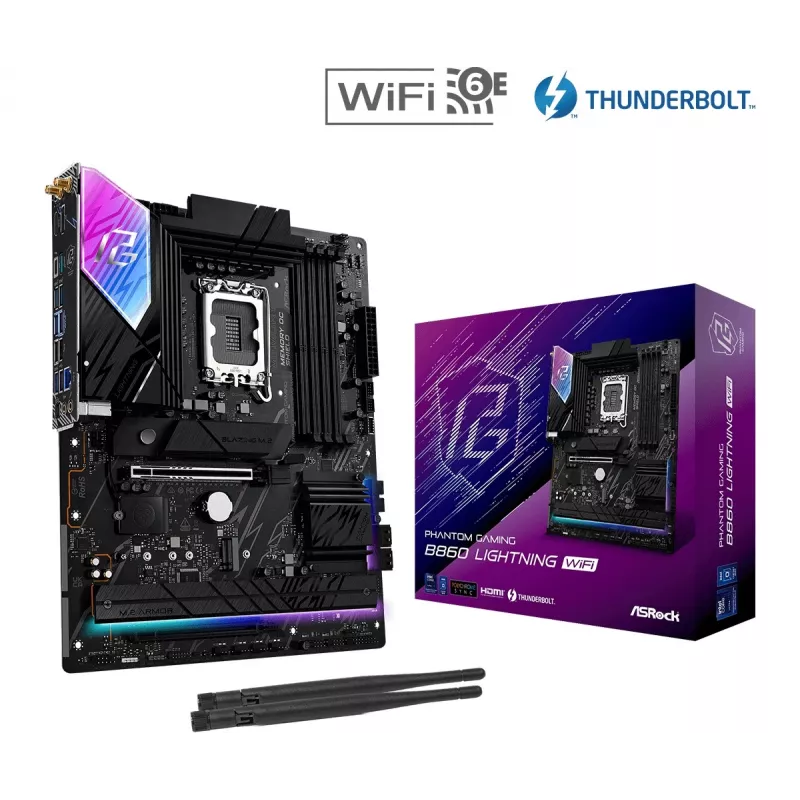 Placa base ASRock B860 Lightning WiFi ATX