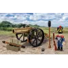 Set de bloques artillero francés con cañón, 97 piezas