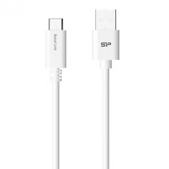 Cable USB Silicon Power Boost Link PVC LK10AC 1m USB A USB C Blanco