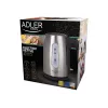 Hervidor eléctrico Adler AD 1273 1 L 1200 W negro avellana acero inoxidable