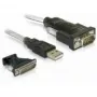 Adaptador Delock USB 2.0 Type-A > 1 x Serial DB9 RS-232 + adaptador DB25 (61308)