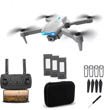 Dron E99 Pro | Dron + 3 baterías + bolsa de transporte Set | 1800mAh