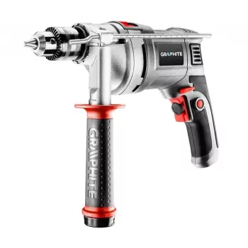 Taladro con empuñadura de pistola Graphite 58G728, 3000 rpm, portabrocas de corona dentada, 1,3 cm
