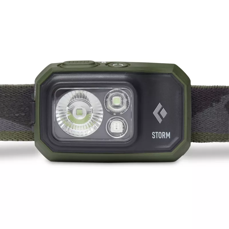 Black Diamond linterna frontal Storm 450 (verde oliva)