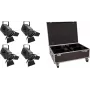 EUROLITE Set 4x LED THA-150F + maletín (20000681)
