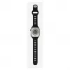 Correa para reloj Nomad Tempo Band negra goma, 18 mm de ancho, compatible con muñecas de 135–175 mm