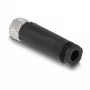 DeLOCK conector M8 codificado A de 4 polos conector hembra conexión por tornillo 60532