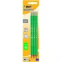 Lápices BIC EVOLUTION Original con goma, HB, pack de 4 uds. 049012
