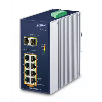 Switch no gestionado PLANET IP30 Ind 8-P 10/100/1000T