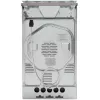 Cocina independiente Amica SHM51071W eléctrica gas blanca 4 zonas de gas 63L