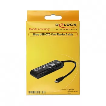 Lector de tarjetas DeLOCK 91732 USB 2.0 negro