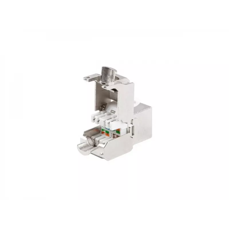 Módulo Keystone Lanberg KSF7-2000 Plano Acero inoxidable