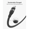 Cable USB-C a USB-C Anker A82E2 — 0,9 m, USB C a USB C, negro