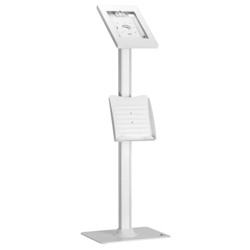 Soporte de suelo para tablet MACLEAN MC-476W regulable en altura, compatibilidad universal para tablets