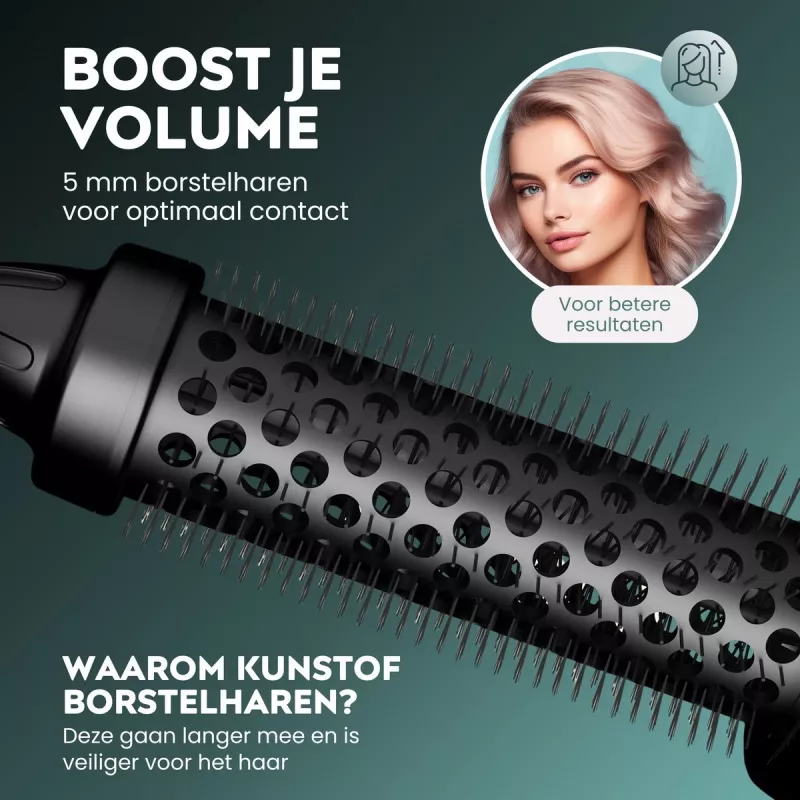 Cepillo térmico Revamp BR-1300A-EU Ceramic Ionic 30mm – cepillo de peinado con calor para el pelo