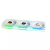 Lian Li UNI FAN SL Wireless 120 ARGB PWM ventilador para caja, 120 mm, pack de 3 con controlador, blanco