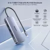 Hub activo UNITEK USB-C 10GBPS, M.2, HDMI, PD 100W