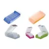Fichero de aprendizaje helit BeeBox, A7, base: lima translúcido tapa: blanco transparente, de poliestireno, tapa de doble función (H6901159)