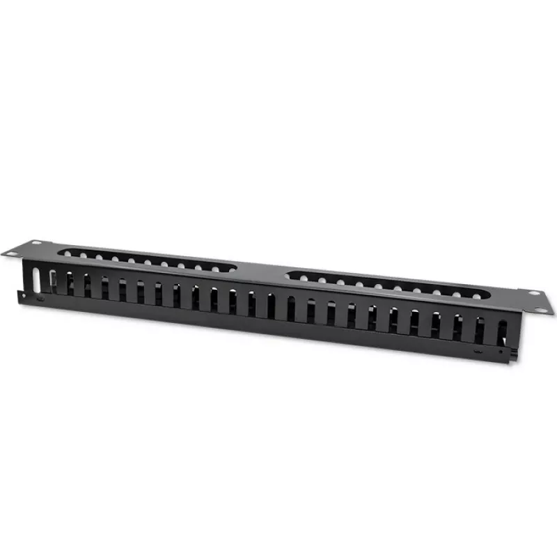 Organizador de cables QOLTEC 54514 para racks de 19 pulgadas, 24 puertos