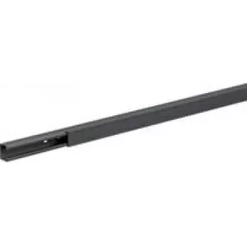 Hager LF1501509011 – Canaleta de cables – Universal – Policloruro de vinilo (PVC) – negro (LF1501509011)