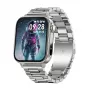 Smartwatch Colmi P80 acero plateado con Bluetooth y medidor de frecuencia cardíaca