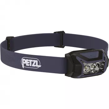 Linterna frontal Petzl Actik negra – LED, 100 lm, 2 LED, IPX4, pilas AAA