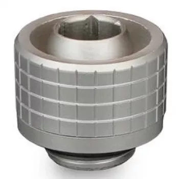 Thermal Grizzly DeltaMate ST16 – Conector de refrigeración líquida, níquel mate, 1 ud. (TG-DM-FIT-0201)