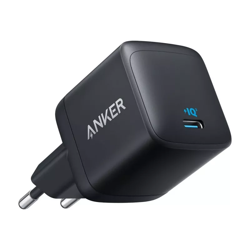 Cargador de CA de interior Anker 313 A2643G11 — 45W USB-C, negro, universal