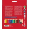 Faber-Castell 112819 Grip Skin Tones Lápices de colores, 18+6
