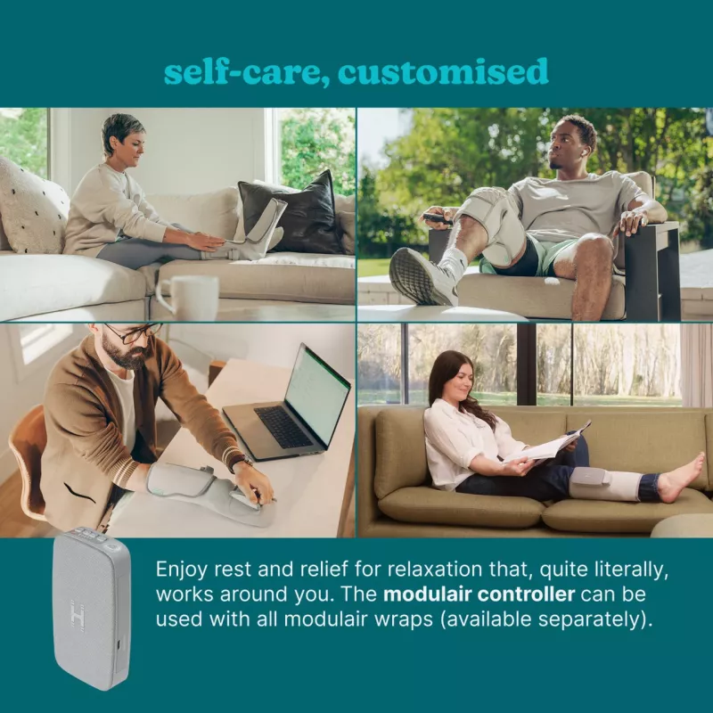Rodillera ajustable HoMedics SR-CMK10H — termoterapia para el dolor de rodilla, ajuste regulable