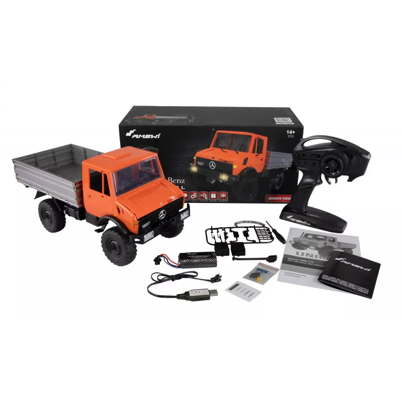 Truck offroad Amewi Unimog motor eléctrico 1:12