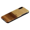 Funda para móvil man and wood para iPhone XR — negra, carcasa blanda protectora