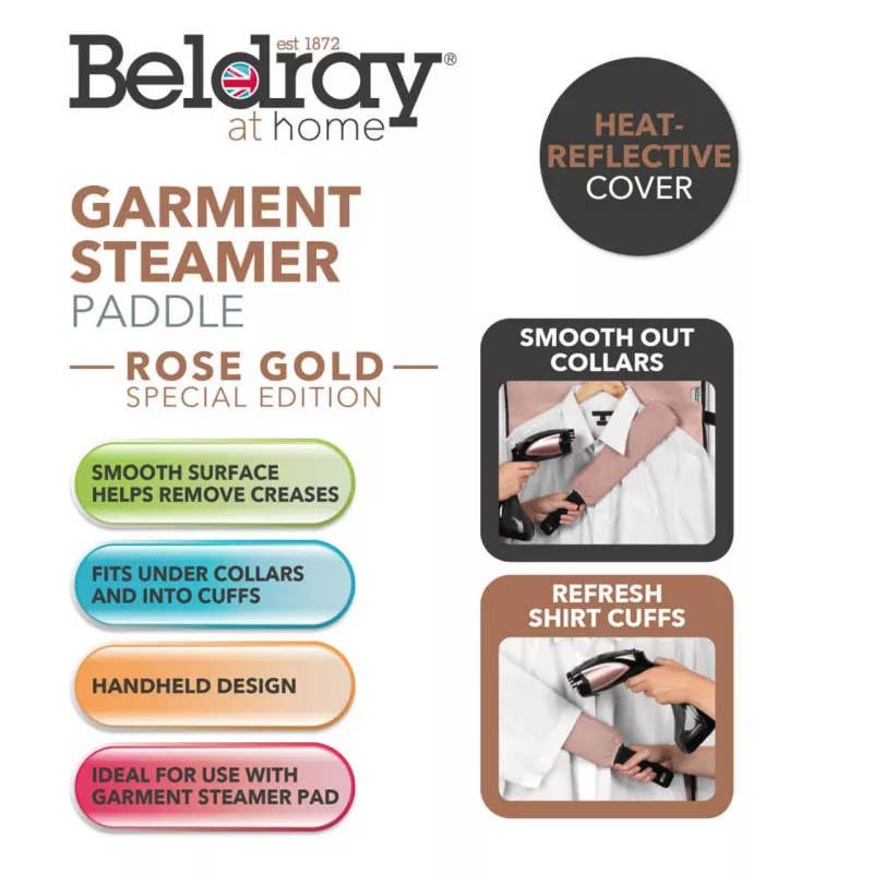 Accesorio de cepillo de vapor Beldray LA031534ROSEFEU7 diseño compacto