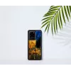 Funda para móvil iKins para Samsung Galaxy S20 Ultra — negra, modelo 'Cafe Terrace'