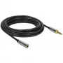 Cable de audio DeLOCK 85783 5 m 3,5 mm negro gris
