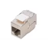Módulo Keystone Digitus CAT 6A RJ-45 apantallado plateado 1 ud.