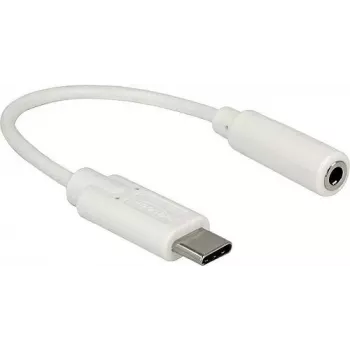 Cable de audio DeLOCK 65913 0,14 m 3,5 mm USB Blanco