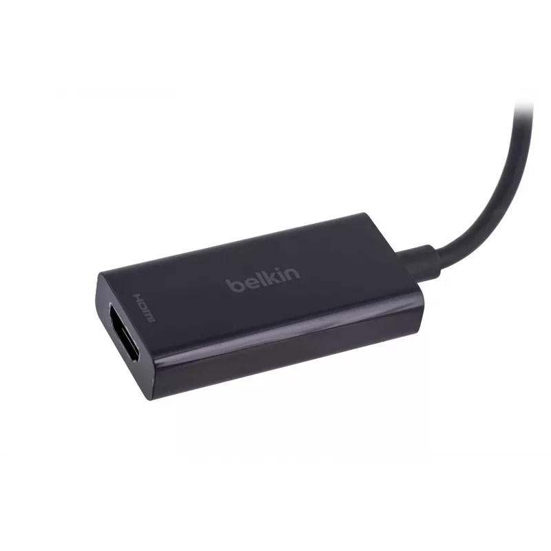 Adaptador de cable de vídeo Belkin AVC013BTBK HDMI Type-A (estándar) USB Type-C negro