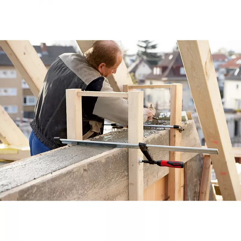Sargento en F Bessey TGK100-2K 100 cm aluminio negro rojo