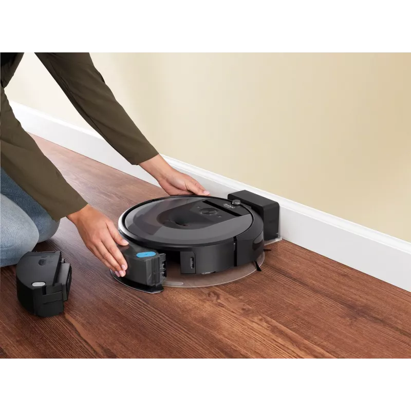 Robot aspirador iRobot Combo i8+ sin bolsa negro