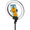 LogiLink Anillo de luz para smartphone con trípode selfie, DM 20cm (AA0156)