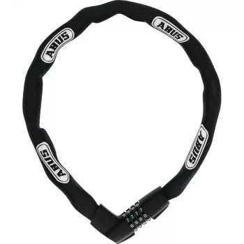 Candado de cadena ABUS 48566 negro blanco 850 mm acero templado