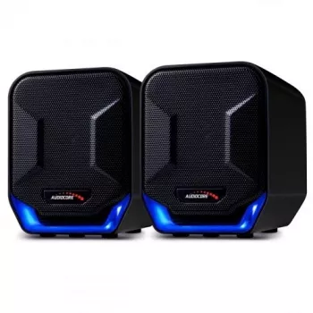 Altavoz Audiocore AC865, 2 vías con cable, 2.0 canales, 3 W, negro