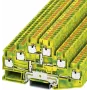 Borne de protección a tierra de triple nivel push-in Phoenix Contact PT-PE PT 2,5-3PE verde-amarillo contenido: 1 ud. (3210525)